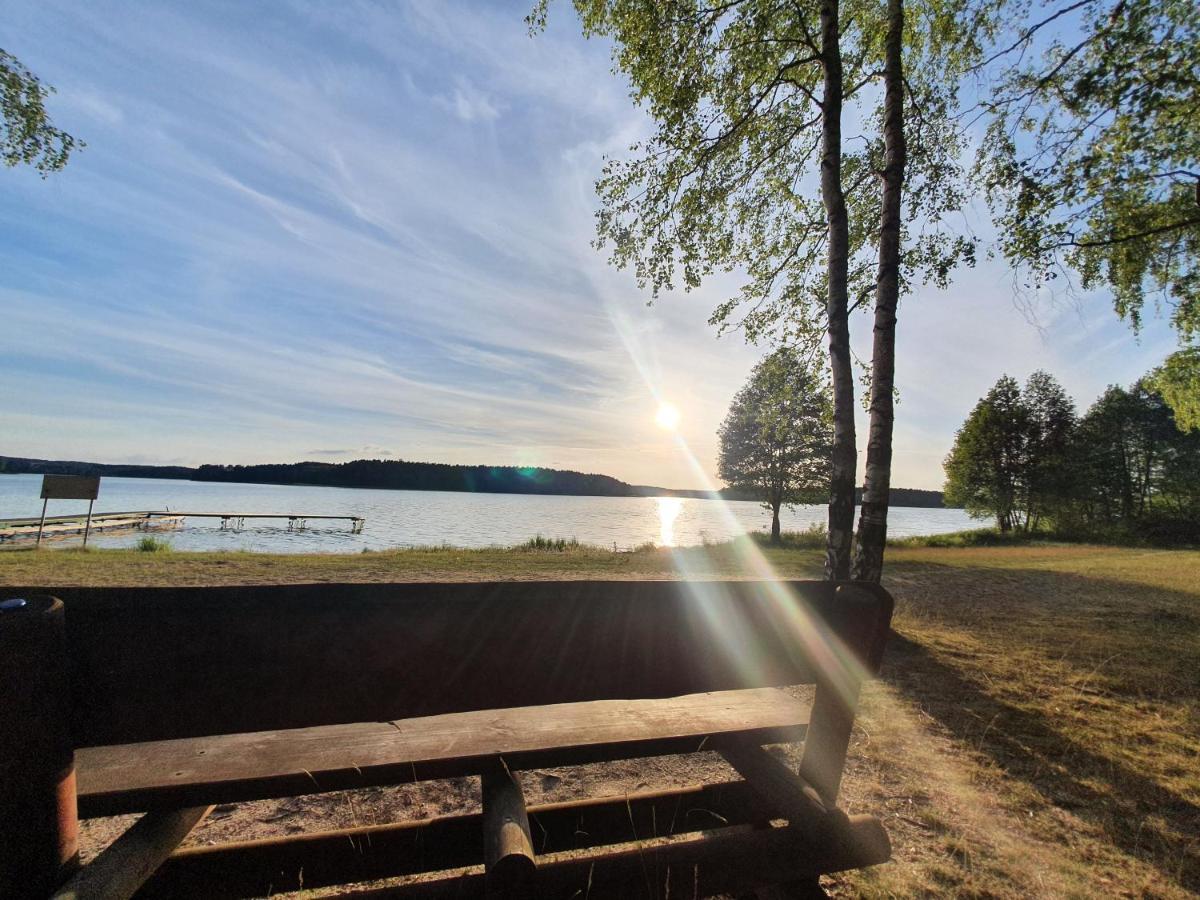 Domki Letniskowe Lesne Spa Borsk Nad Jeziorem Wdzydzkim Basen Sauna Balia Bagian luar foto