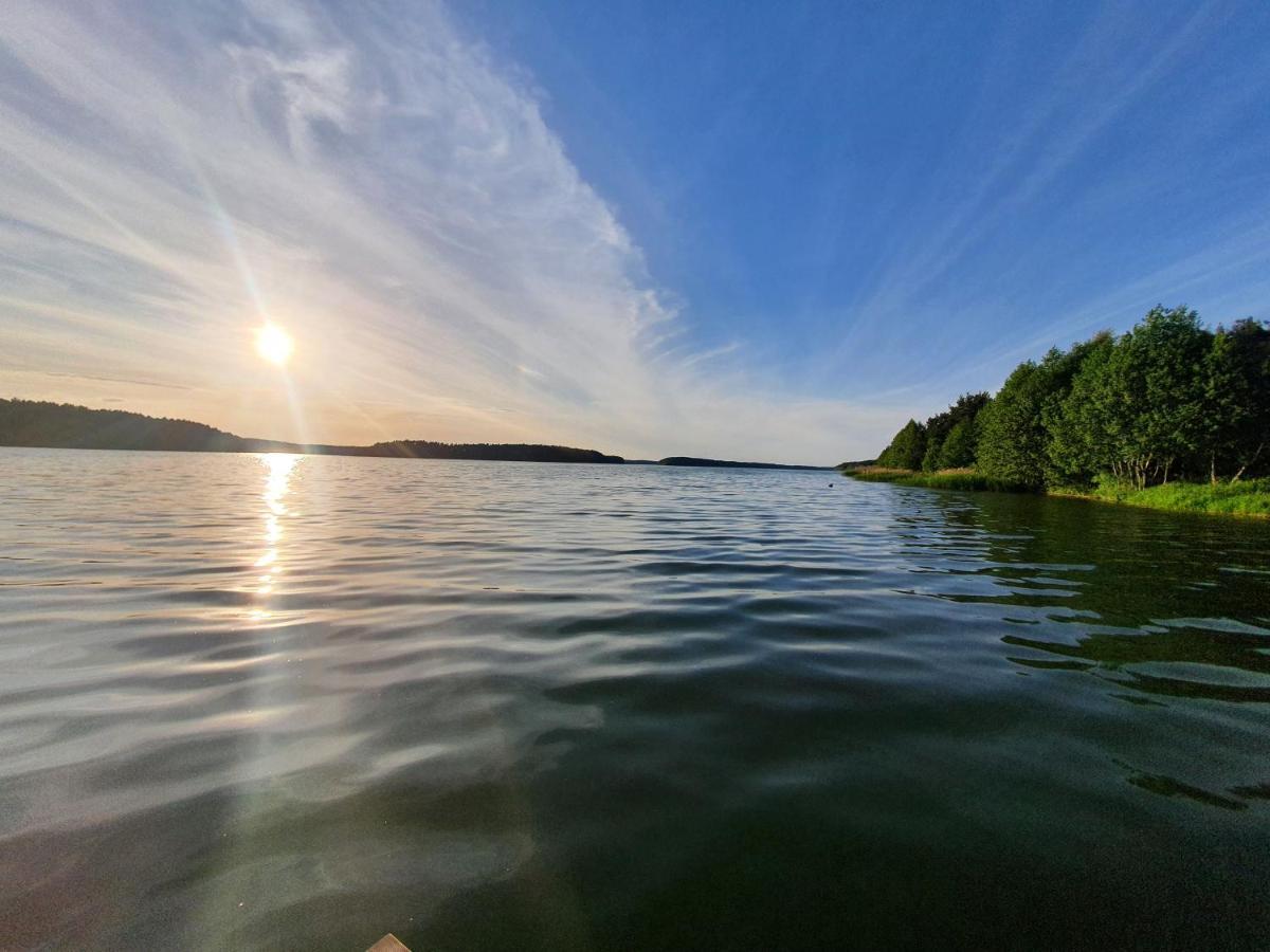 Domki Letniskowe Lesne Spa Borsk Nad Jeziorem Wdzydzkim Basen Sauna Balia Bagian luar foto